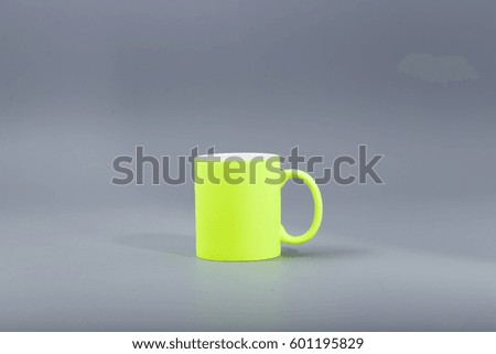 Souvenir products for thermal transfer of images. Cups.