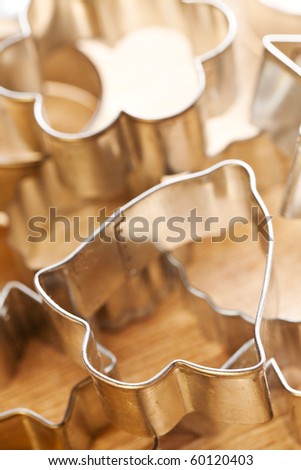the photo shot of cookie xmas cutter