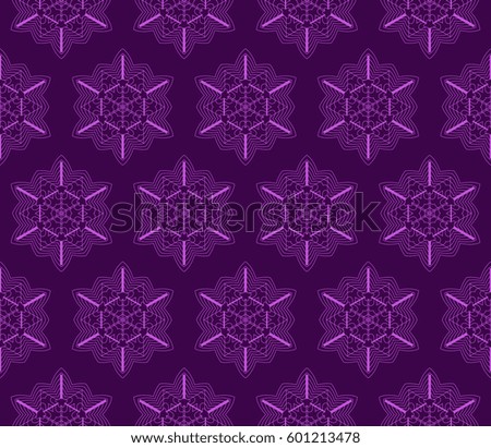 Geometric seamless pattern. Modern floral ornament. vector illustration. For the interior design, wallpaper, decoration print, fill pages, invitation card, cover book
