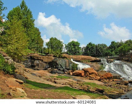 Falls Park in Greenville, SC