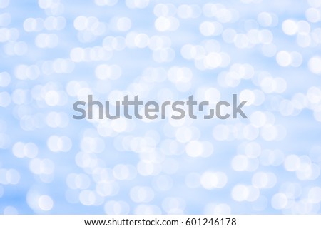 abstract light blue bokeh circles background