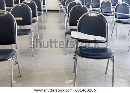 Chair for Study in the classroom.