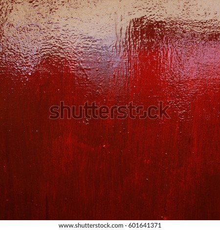 Red texture paint