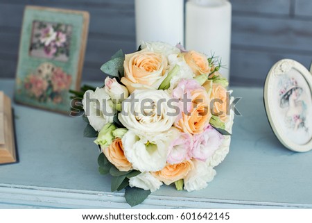 Wedding flowers and beautiful shoes decoration, beauty, wedding, bride, 