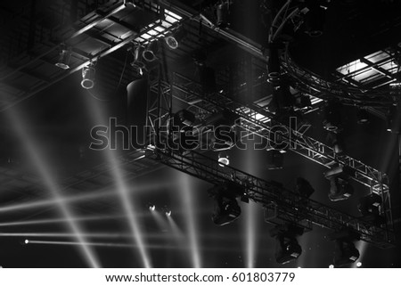 Concert Lighting  in studio , Tv program Lighting 
