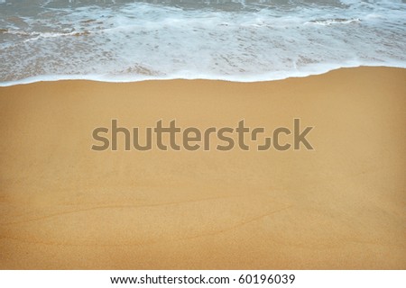 Sand beach water background Royalty-Free Stock Photo #60196039