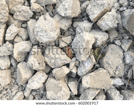 drilled concrete road background