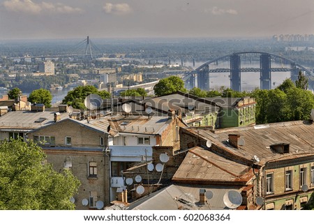 Aerial view of Kiev