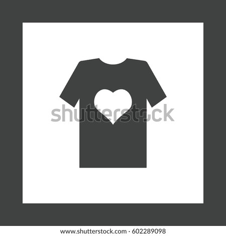 T-Shirt Icon Vector flat design style