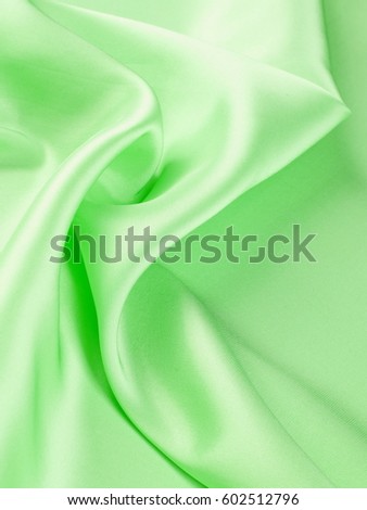 Green textiles. Photo taken in the studio