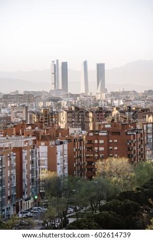 Madrid, Spain Skyline
