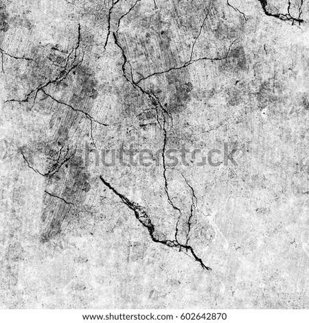 Black and white grunge texture with cracks