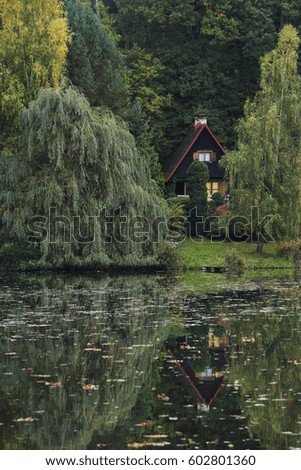 CIRCA 2008: Lakeside cottage