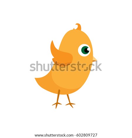 Easter chicks. Happy Easter isolated on white background. Vector design element eps10