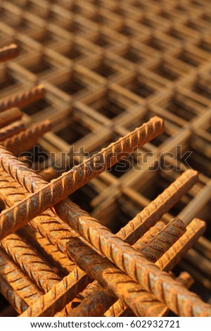 steel mesh, close up image of construction material 