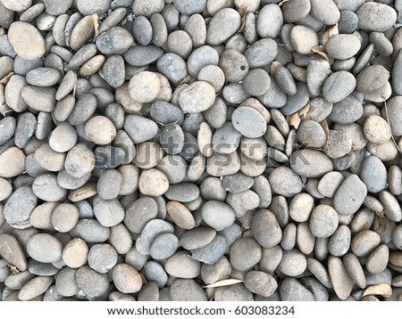Close up gravels rock background