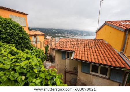 The Old Town of Mentone, Menton, Alpes-Maritimes, Provence-Alpes-Cote d'Azur region, Ligurian Sea, France