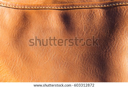 Brown leather texture for background