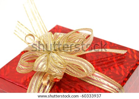 Gift with Gold Bow