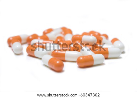 A picture of some medicine capsules