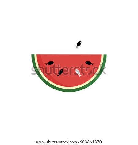 Vector illustration of a Watermelon