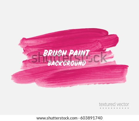 Logo abstract background brush paint acrylic texture design poster illustration vector. Perfect watercolor design for headline, logo and sale banner. 