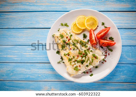 Fish dish - fried cod 