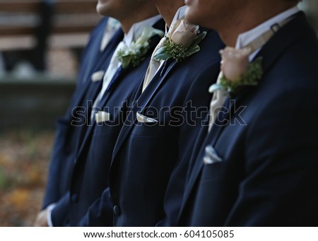 groomsmen color
 Royalty-Free Stock Photo #604105085