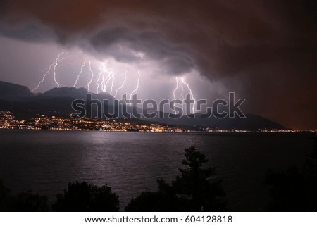 Lightning in Montenegro