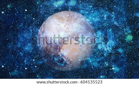 image of stars and a planet in the galaxy. Some elements of this image furnished by NASA