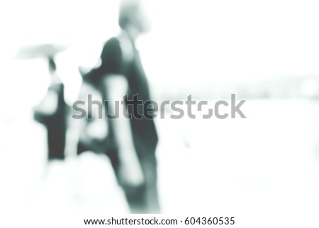 Picture blurred for background abstract and can be illustration to article of people walking in the street