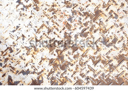 Rust metal plate seamless background and pattern