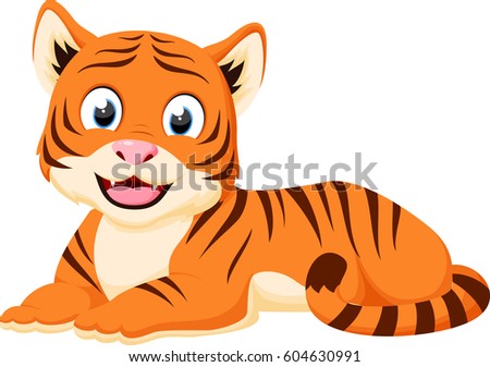 Happy Tiger Cartoon playing 