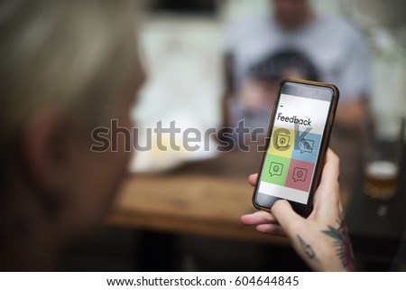 Man working on network graphic overlay digital device