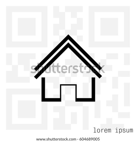 Home icon. vector illustration