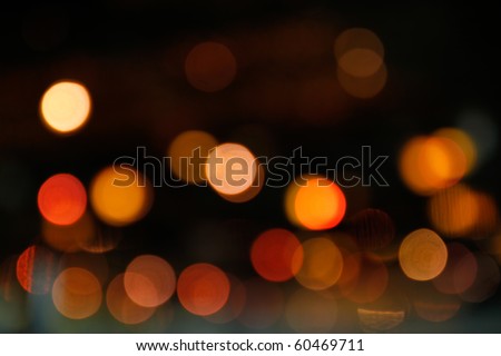 Abstract of bokeh defocused lights, holiday background