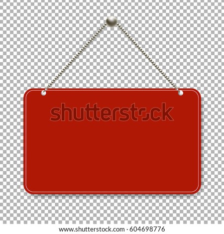 For Sale Sign With Transparent Background With Gradient Mesh, Vector Illustration