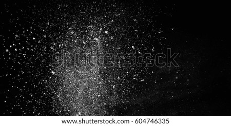 abstract powder splatted background,Freeze motion of white powder