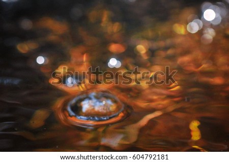 Abstract Surface Of A Pond