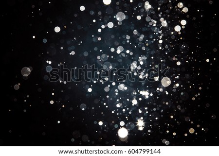 Abstract blur black bokeh background