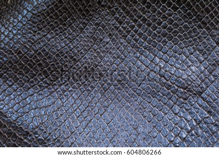 Wavy texture background dark grey silver snake leather