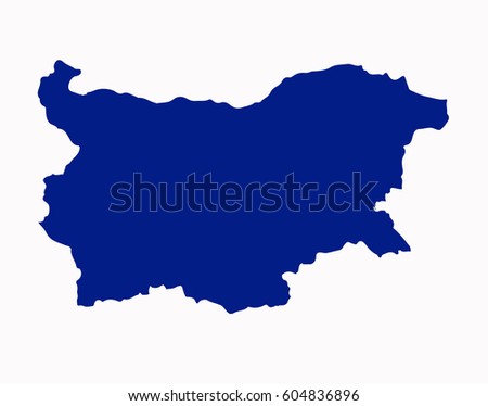 High detailed vector map - Bulgaria