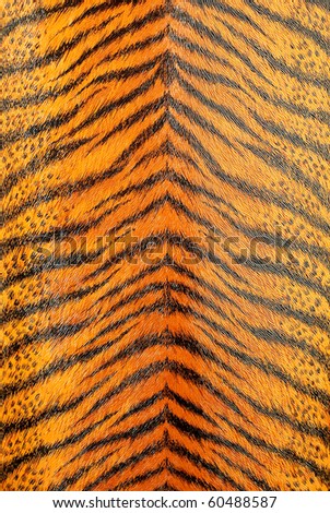 artificial tiger skin pattern
