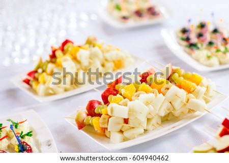 fruit canapes