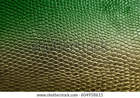 Green snake skin texture background