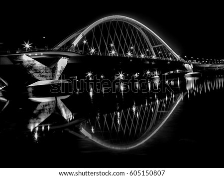Minneapolis - Lowry Avenue Bridge in Black and White
