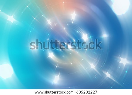 abstract background illustration digital with brilliant blue circles.