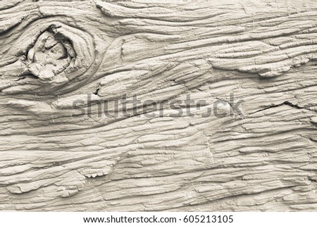 The surface of the wood that took the cement to replace the wood is actually a look like wood really ever.