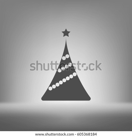 Pictograph of christmas tree