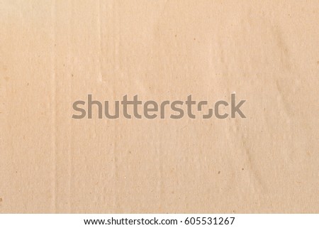 Cardboard Texture. Rustic Vintage Background. Abstract Corrugated Sheet of Brown Paper.